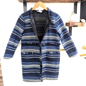 Vineyard vines woven striped jacket sz. S